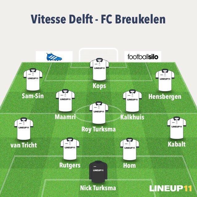 Eerste overwinning FC Breukelen 1 bij Vitesse Delft