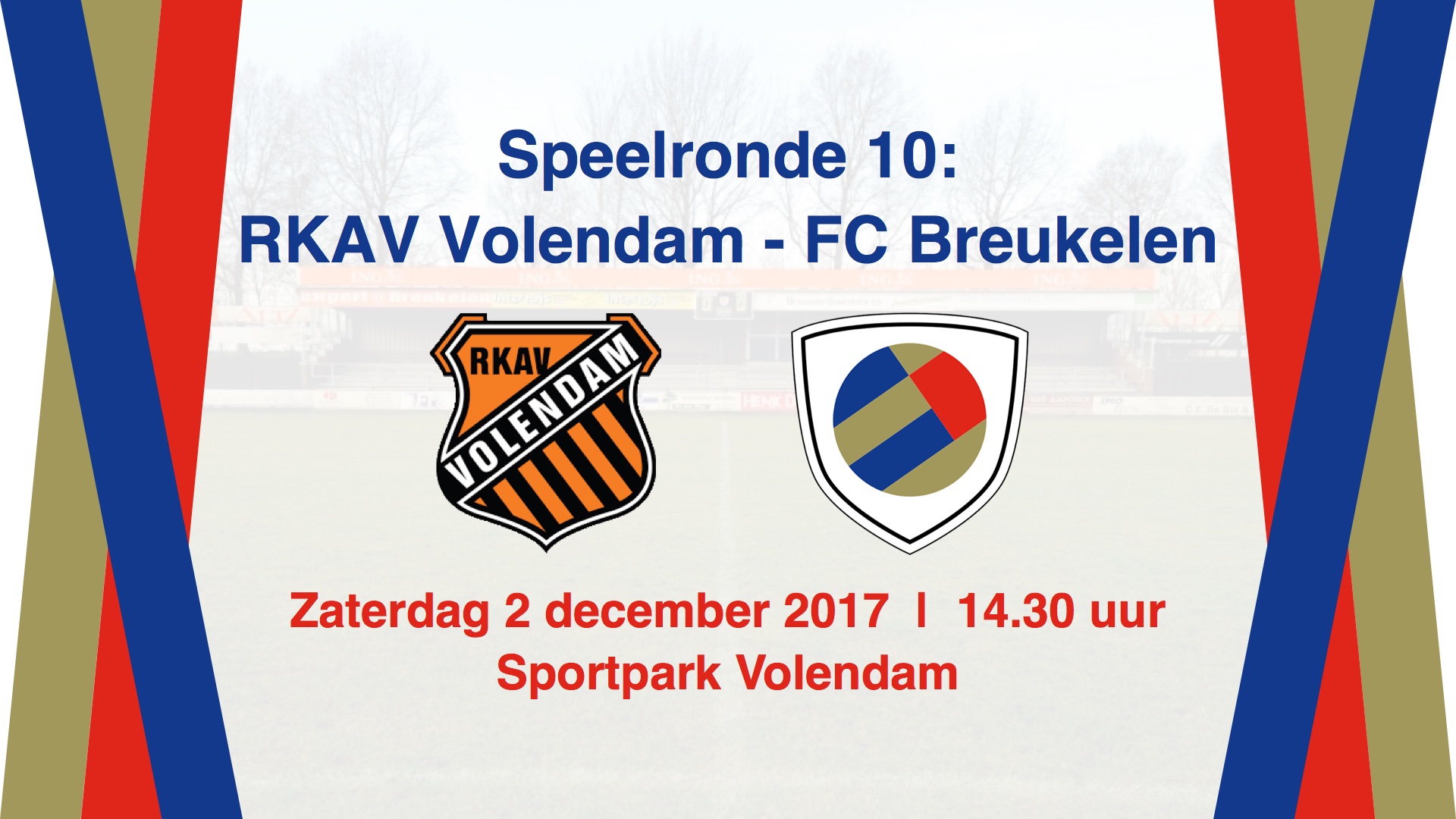Voorbeschouwing RKAV Volendam – FC Breukelen